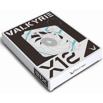  Вентилятор Valkyrie X12 ARGB Reverse Black (HW X12ER) / 120mm, ARGB 5V 3pin, PWM 12V 4pin, 800-2150RPM, 80CFM, 29dBA 
