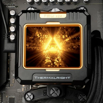  СВО Thermalright Frozen Warframe 360 ARGB (F-WFRAME-360-BL-ARGB) Soc-AM5/AM4/1200/1700/1851 черный 4-pin 29.8dB Al LCD Ret 