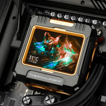  СВО Thermalright Frozen Warframe 360 ARGB (F-WFRAME-360-BL-ARGB) Soc-AM5/AM4/1200/1700/1851 черный 4-pin 29.8dB Al LCD Ret 