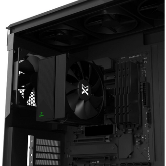  Кулер XASTRA AR400 BK LGA1851/1700/1200/115X/AM5/AM4 (TDP 220W, 4 тепл.трубки, PWM Fan 120mm black , black heatsink) RET 