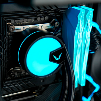  СВО Valkyrie A240 ARGB Black (HW A240) / 2x120mm ARGB fans, 800-1800RPM, 80CFM, 32.2dBA, 250W TDP 