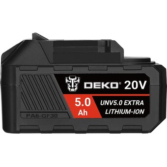  АКБ DEKO UNV5.0 Extra (063-4497) 20В, 5Ач, Li-Ion 