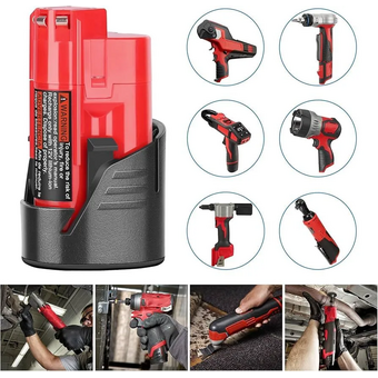  АКБ+Зарядное устройство Milwaukee M12 NRG-302 (4933451902) 