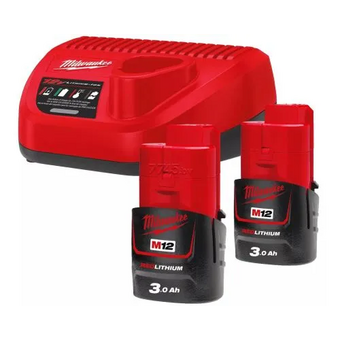  АКБ+Зарядное устройство Milwaukee M12 NRG-302 (4933451902) 