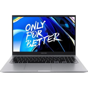 Ноутбук MAIBENBEN M557 (M5571SF0HSRE1) 15.6", IPS, AMD Ryzen 7 5825U 2ГГц, 8 ядер, 16ГБ 512ГБ SSD, AMD Radeon, Windows 11 Home, серебристый 