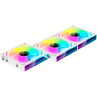  Комплект вентиляторов (3шт) XASTRA FS120W ARGB triple pack 120x120x25мм (PWM, ARGB, Infinity lighting effect., Daisy-chain соединение, 800-2000 rpm) 