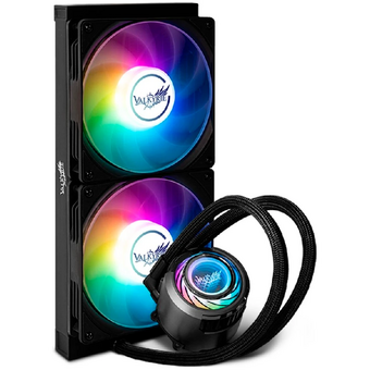  СВО Valkyrie Jarn 280 ARGB Black (HW C280) / 2x140mm ARGB fans, 500-1850RPM, 105CFM, 32dBA, 300W TDP 