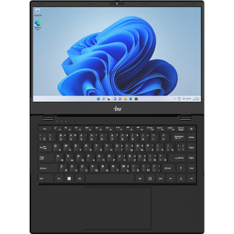  Ноутбук iRU Planio 14ING (2059101) 14", IPS, Intel N100 0.8ГГц, 4 ядер, 8ГБ 512ГБ SSD, Intel Iris Xe graphics, Windows 11 Professional, черный 