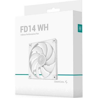  Вентилятор DEEPCOOL FD14 WH 140x140x25мм (PWM, белый, 400-1650об/мин) Color BOX 