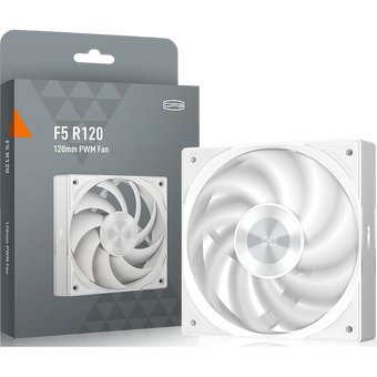  Вентилятор PCCooler F5R120 WH (F5R120-WHNT1-GL) 120x120x25мм (4pin PWM, 500-2200 об/мин) 