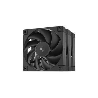  Вентилятор DEEPCOOL FD12-3 in 1 120x120x25мм (PWM, черный, 400-2050об/мин) Color BOX 