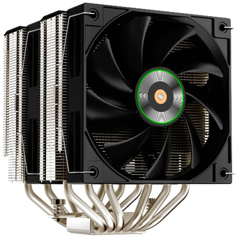  Кулер XASTRA AX620 LGA1851/1700/1200/115X/AM5/AM4 (Dual Tower, TDP 270W, 6 тепл.трубок 6мм , 2xPWM FDB Fan 120mm black ,медное основание) 