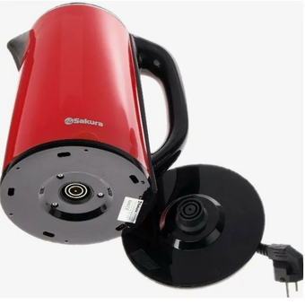  Электрочайник Sakura SA-2150BR красн+черн д 