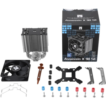  Кулер Thermalright Assassin X 90 SE (AX90-SE) Soc-AM5/AM4/1200/1700/1851 4-pin 27.3dB Al+Cu 360gr Ret 