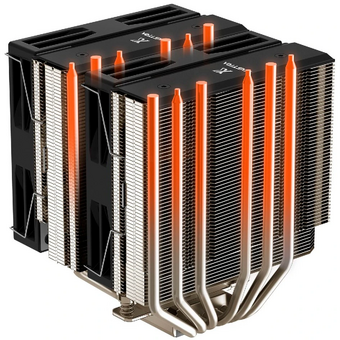 Кулер XASTRA AX620 LGA1851/1700/1200/115X/AM5/AM4 (Dual Tower, TDP 270W, 6 тепл.трубок 6мм , 2xPWM FDB Fan 120mm black ,медное основание) 