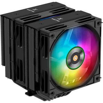  Кулер XASTRA AX620 ARGB BK LGA1851/1700/1200/115X/AM5/AM4 (Dual Tower, TDP 270W, 6 тепл.трубок 6мм , 2xPWM ARGB FDB Fan 120mm black 