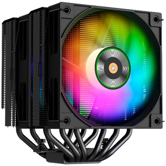  Кулер XASTRA AX620 ARGB BK LGA1851/1700/1200/115X/AM5/AM4 (Dual Tower, TDP 270W, 6 тепл.трубок 6мм , 2xPWM ARGB FDB Fan 120mm black 