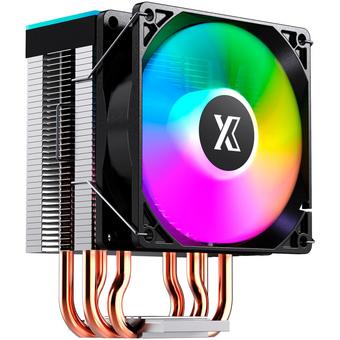  Кулер XASTRA AE904 FRGB LGA1851/1700/1200/115X/AM5/AM4 (TDP 160W, 4 тепл.трубки, PWM Fan FRGB 92mm, top cover with FRGB LED) RET 