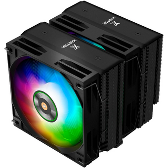  Кулер XASTRA AX620 ARGB BK LGA1851/1700/1200/115X/AM5/AM4 (Dual Tower, TDP 270W, 6 тепл.трубок 6мм , 2xPWM ARGB FDB Fan 120mm black 