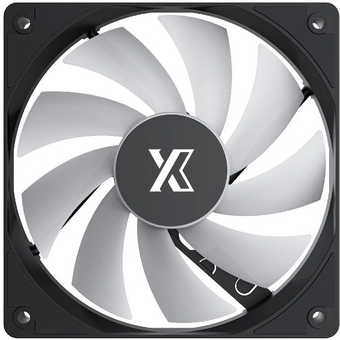  Вентилятор XASTRA FC120B ARGB single pack 120x120x25мм (ARGB,PWM, black) BOX 