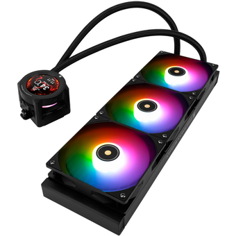  СВО Thermalright Core Vision 360 ARGB (C-Vision-360-BL-ARGB) Soc-AM5/AM4/1200/1700/1851 черный 4-pin 28.1dB Al LCD Ret 