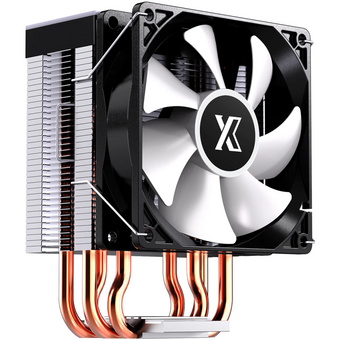  Кулер XASTRA AE904 FRGB LGA1851/1700/1200/115X/AM5/AM4 (TDP 160W, 4 тепл.трубки, PWM Fan FRGB 92mm, top cover with FRGB LED) RET 