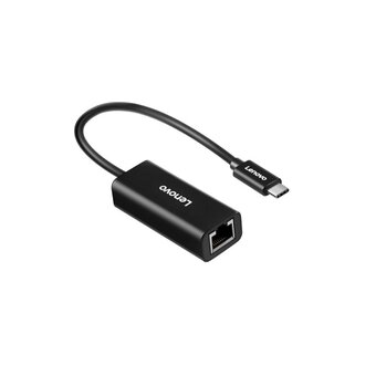  Адаптер для ноутбука Lenovo ThinkPad LX0804 черный USB-C to Ethernet Adapter 