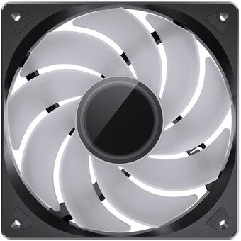 Вентилятор JONSBO SL-120BR 120х120х25мм Reverse (PWM, ARGB LED, 600-1500об/мин, обратный поток, черный) Retail 
