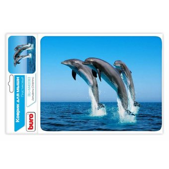  Коврик Buro BU-M40083 дельфин (от 25шт) 