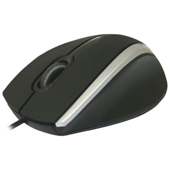  Мышь Defender MM-340 Black&Gray, USB, 3 кн., 1000 dpi (52340) 
