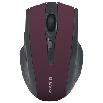  Мышь Defender Accura MM-665 Red, Wireless, 6 кн., 800-1200 dpi, USB 