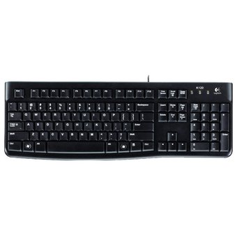  Клавиатура Logitech K120 Black, USB (920-002522) 