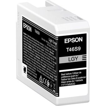  Картридж Epson C13T46S900 T46S9 Singlepack LightGray UltraChromePro10 ink 25ml 