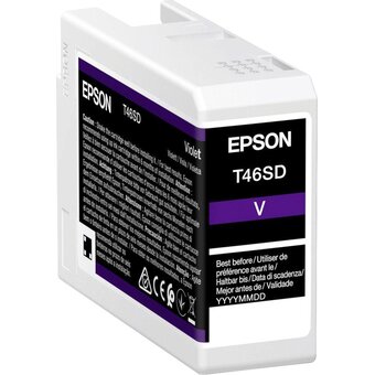  Картридж Epson C13T46SD00 T46SD Singlepack Violet UltraChromePro10 ink 25ml 