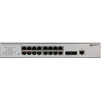  Коммутатор управляемый Origo OS3118 OS3118/A2A (L2) 16x1Гбит/с 2SFP 