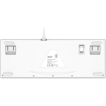  Клавиатура Acer OKR302 белый (ZL.KBDEE.016) 