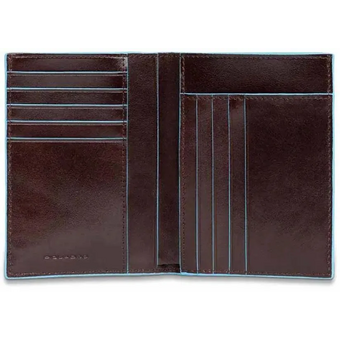  Кошелек мужской Piquadro Blue Square PU1393B2/MO кожа натуральная, красное дерево 