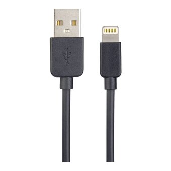  Кабель для iPhone PERFEO I4603 USB-8 PIN Lightning черный, 1м, бокс 