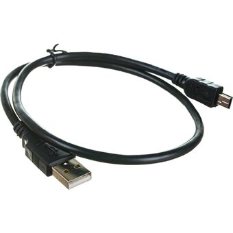  Кабель Perfeo U4304 USB2.0 A вилка - Mini USB вилка 0,5м 