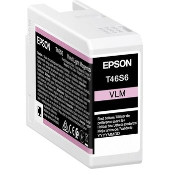  Картридж Epson C13T46S600 T46S6 Singlepack VividLightMagenta UltraChromePro10 ink 25ml 
