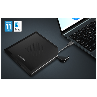  Оптический привод ASUS 90DD02L0-M29000 SDRW-08V1M-U/BLK/G/AS 