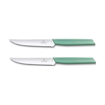  Набор ножей кухонных Victorinox Swiss Modern 6.9006.11W43B 2предм. шалфей блистер 