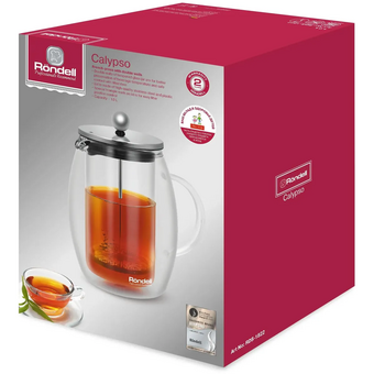  Френч-пресс Rondell Calypso RDS-1822 прозрачный 