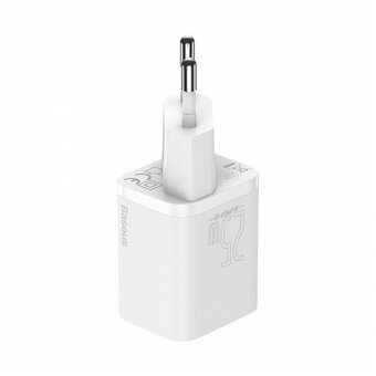  СЗУ Baseus Super Si TZCCSUP-L02 Quick Charger 1C 25W EU Sets White 