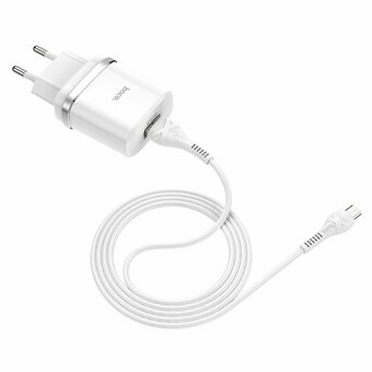  СЗУ HОСО C12Q Smart QC3.0 charger белый 