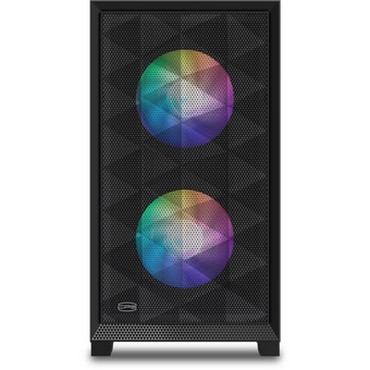  Корпус PcCooler C3D310 BK ARGB без БП, Tempered Glass Mid Tower, Black, ABS, TG, SPCC, 2x120mm mATX, ITX 165/350/200mm 