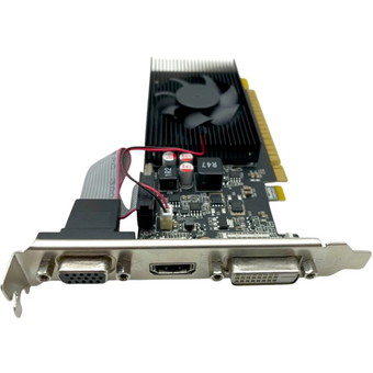  Видеокарта CBR GT710 2Gb (VGA-STX710-2G-RTL) DDR3, 64bit, 954Mhz, 1*HDMI + 1*DVI + 1*VGA, 29W, Ret 