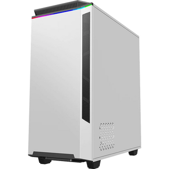  Корпус GameMax T801 Paladin White без БП (Midi Tower, ATX, Белый, Зак.стекло, USB 3.0) 