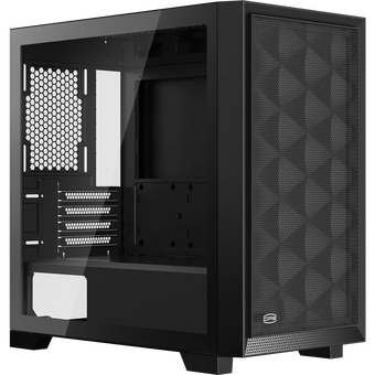  Корпус PcCooler C3D310 BK ARGB без БП, Tempered Glass Mid Tower, Black, ABS, TG, SPCC, 2x120mm mATX, ITX 165/350/200mm 