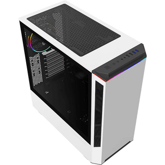  Корпус GameMax T801 Paladin White без БП (Midi Tower, ATX, Белый, Зак.стекло, USB 3.0) 